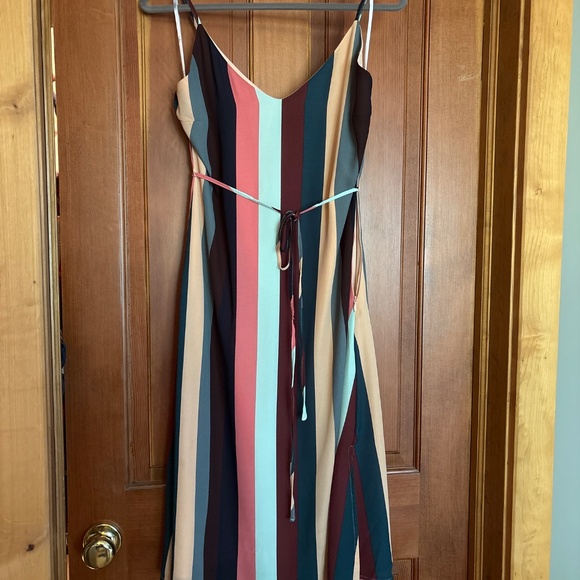 Lulu’s striped swing dress with belt - Picture 3 of 6